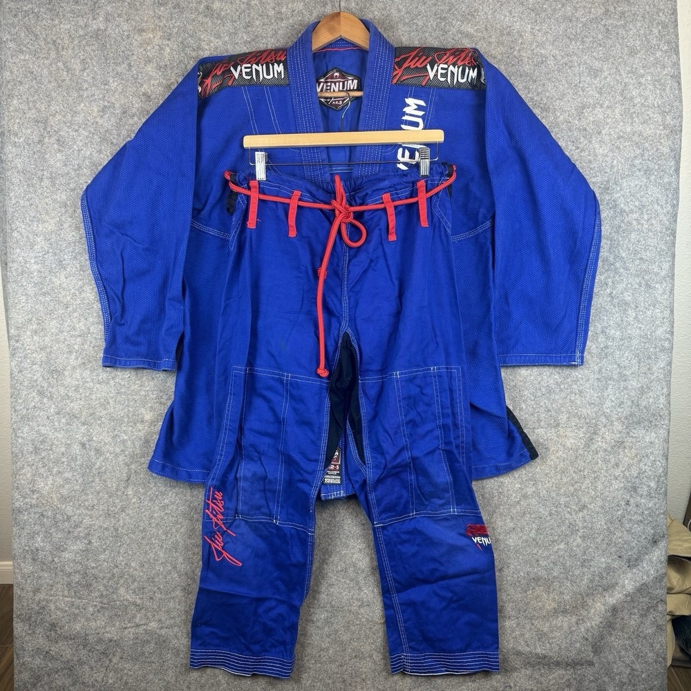 Venum Jiu Jitsu Gi Set Size A2.5 Blue Challenger Series BJJ 2PC Kimono & Pants